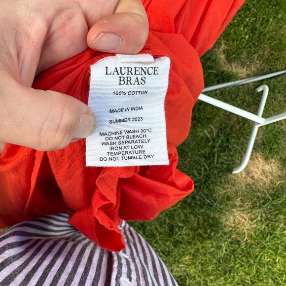 Laurence BRAS COTTON  Red Maxi Dress - Picture 6 of 16